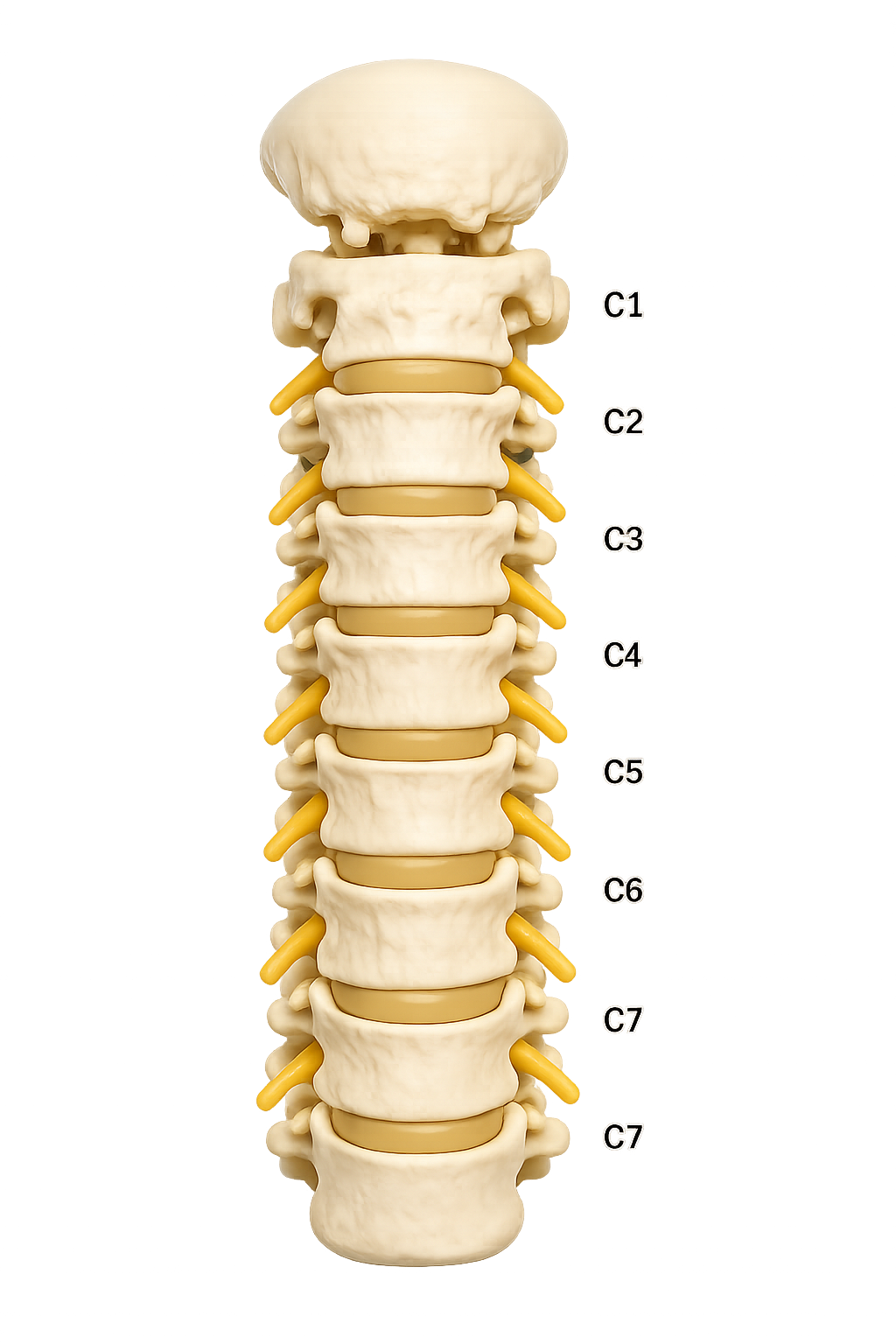Cervical spine diagram